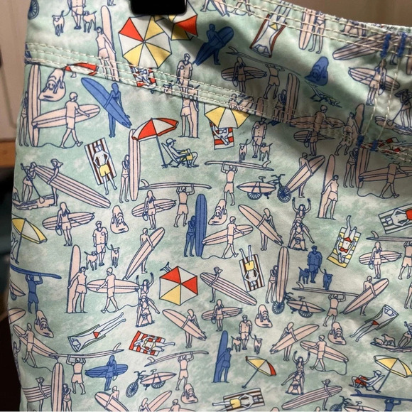 TOMMY BAHAMA ~ Men’s Swim Board Shorts with Pockets Novelty Print - Picture 3 of 9